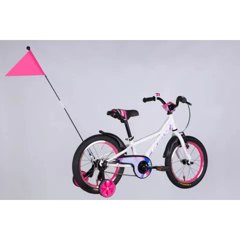Велосипед ST 16" Formula Kid RACE BH рама-8,5" білий з рожевим 2026
