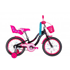 Велосипед ST 16 Formula Kid FLOWER PREMIUM BH рама-8,5 чорний з рожевим 2026