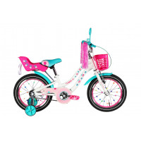 Велосипед ST 16 Formula Kid FLOWER PREMIUM BH рама-8,5 білий з рожевим та бірюзовим 2026