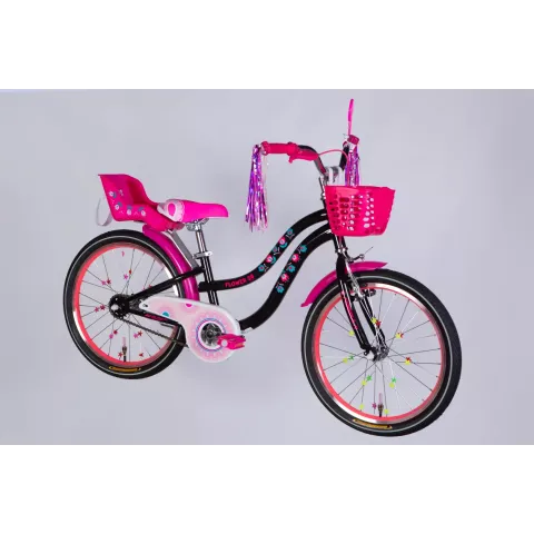 Велосипед ST 20" Formula Kid FLOWER PREMIUM BH рама-10" чорний з рожевим 2026