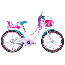 Велосипед ST 20 Formula Kid FLOWER PREMIUM BH рама-10 білий з рожевим та бірюзовим 2026