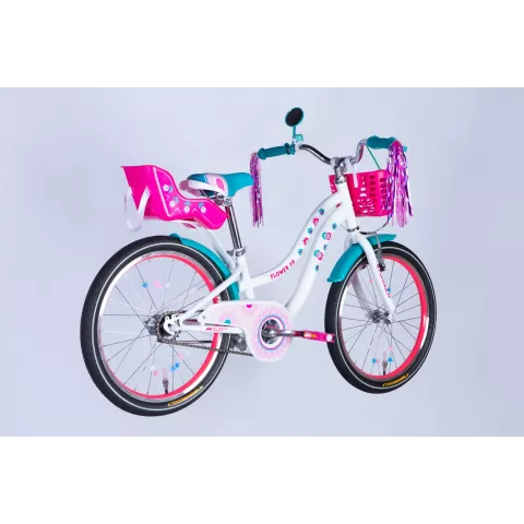 Велосипед ST 20" Formula Kid FLOWER PREMIUM BH рама-10" білий з рожевим та бірюзовим 2026