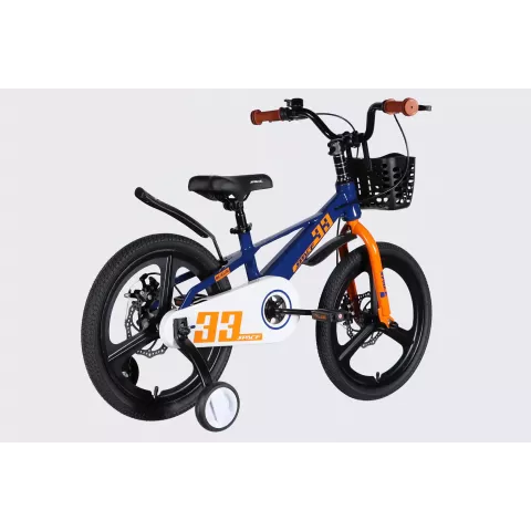 Велосипед MG 18" SPACE KID ORION DD рама-10" синiй з помаранчевим 2026