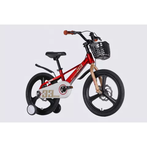 Велосипед MG 18" SPACE KID ORION DD рама-10" червоний з сірим 2026