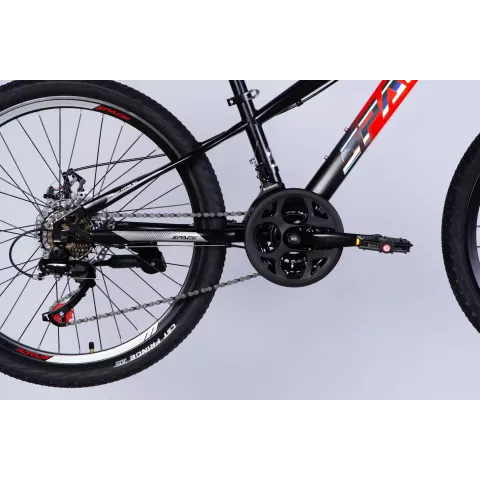Велосипед ST 24" SPACE MARS DD FR рама-11" червоно-чорний 2026