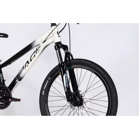 Велосипед ST 24" SPACE MARS DD FR рама-11" чорний з білим 2026