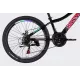 Велосипед ST 24" SPACE AURORA DD FR рама-12" рожево-чорний 2026