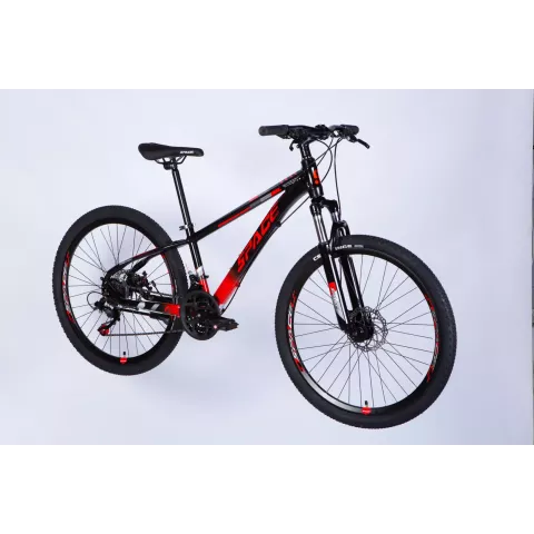 Велосипед AL 26" SPACE MERCURY DD FR рама-13" чорно-червоний 2026