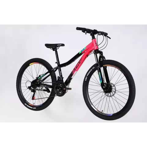 Велосипед ST 26" SPACE AURORA DD FR рама-13" рожево-чорний 2026