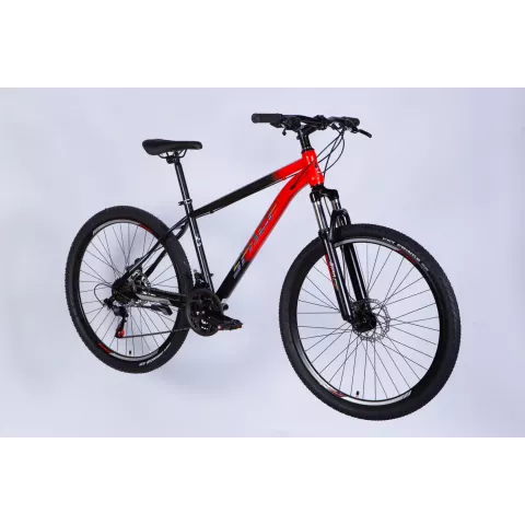 Велосипед ST 27.5" SPACE MARS DD FR рама-17" червоно-чорний 2026