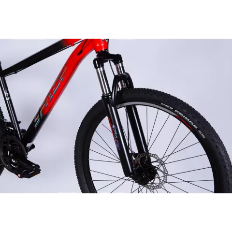 Велосипед ST 27.5" SPACE MARS DD FR рама-17" червоно-чорний 2026