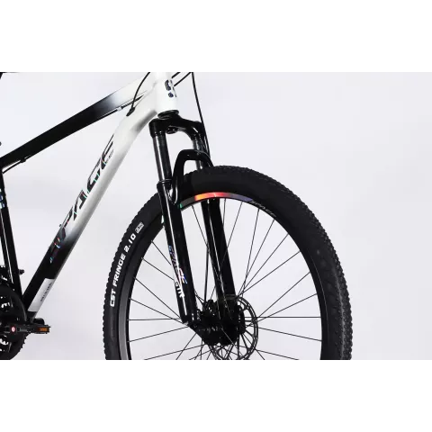 Велосипед ST 27.5" SPACE MARS DD FR рама-17" чорний з білим 2026