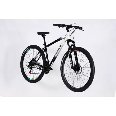 Велосипед ST 27.5" SPACE MARS DD FR рама-17" чорний з білим 2026