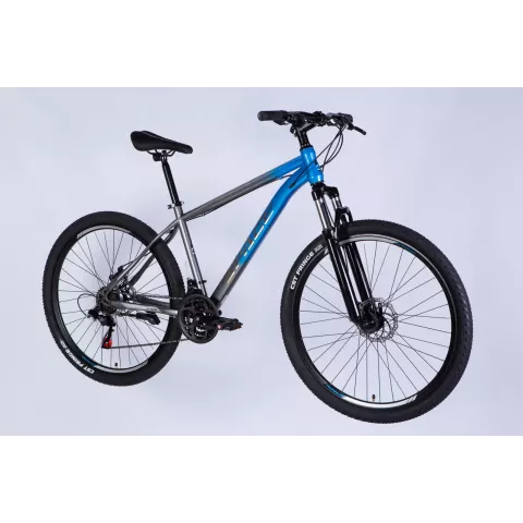 Велосипед ST 27.5" SPACE MARS DD FR рама-17" синьо-сірий 2026