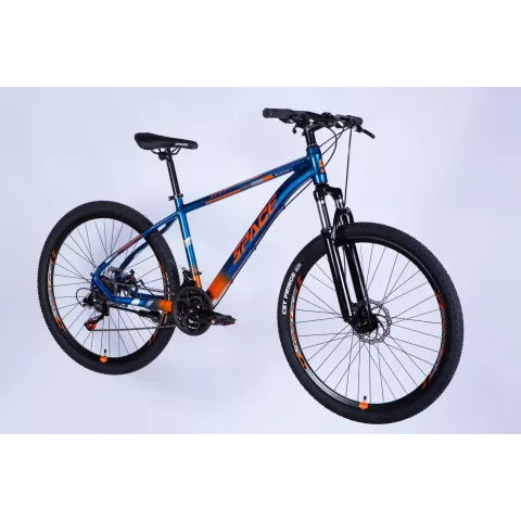 Велосипед AL 27.5" SPACE MERCURY DD FR рама-17" синьо-помаранчевий 2026