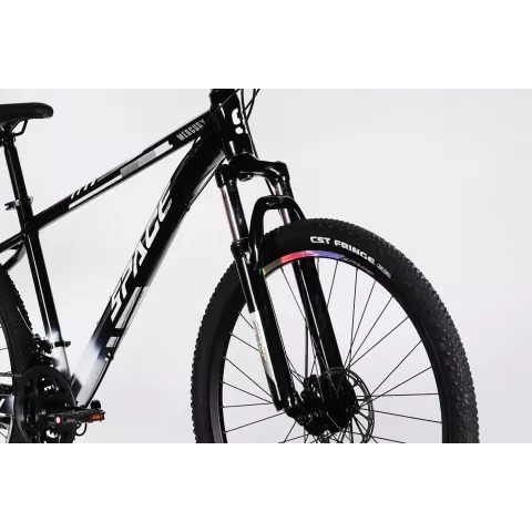 Велосипед AL 27.5" SPACE MERCURY DD FR рама-17" чорно-білий 2026