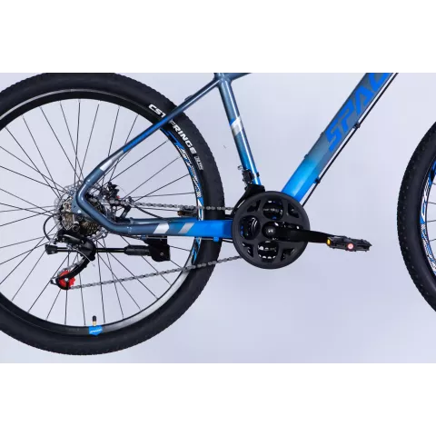 Велосипед AL 27.5" SPACE MERCURY DD FR рама-17" сіро-синій 2026