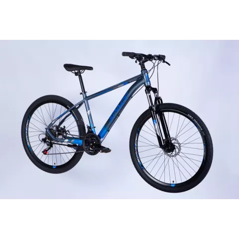 Велосипед AL 27.5" SPACE MERCURY DD FR рама-17" сіро-синій 2026