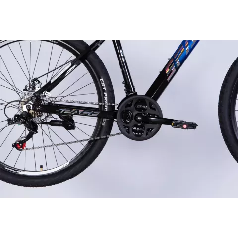 Велосипед AL 27.5" SPACE PHAETON DD FR рама-17" чорно-синій 2026