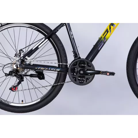 Велосипед AL 27.5" SPACE PHAETON DD FR рама-17" сіро-жовтий 2026