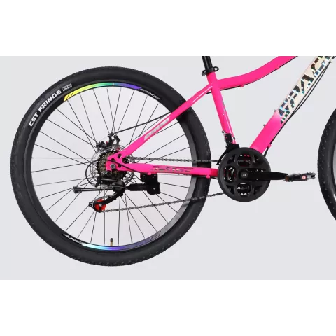 Велосипед ST 27.5" SPACE AURORA DD FR рама-15" біло-рожевий 2026