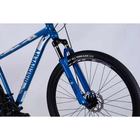 Велосипед ST 29" Discovery TREK DD FR рама-19" синьо-сріблястий 2025