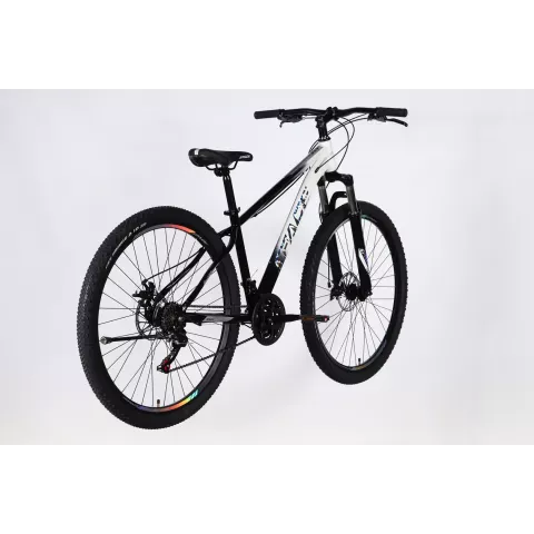Велосипед ST 29" SPACE MARS DD FR рама-16" чорний з білим 2026