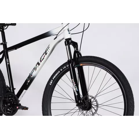 Велосипед ST 29" SPACE MARS DD FR рама-20" чорний з білим 2026