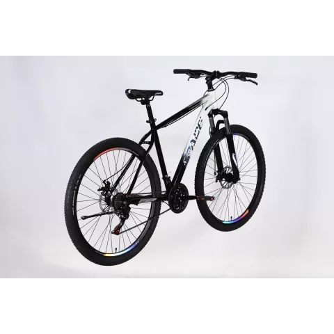 Велосипед ST 29" SPACE MARS DD FR рама-20" чорний з білим 2026