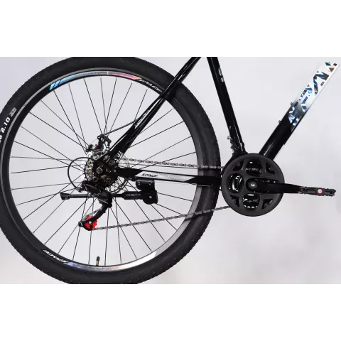 Велосипед ST 29" SPACE MARS DD FR рама-20" чорний з білим 2026